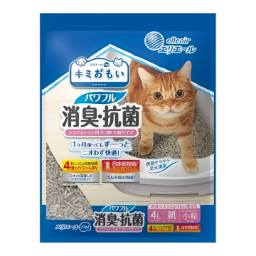 ElleAir Deodorizing & Antibacterial Litter Small Grains 4L